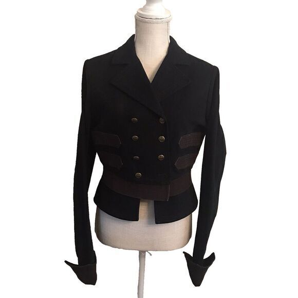 Vintage Polo Ralph Lauren Woman's 1967 Button Up Military Band Style Jacket SZ M - Picture 5 of 13